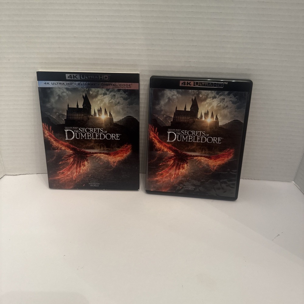 Fantastic Beasts The Secrets of Dumbledore 4K UHD Blu-ray Slipcover 2022
